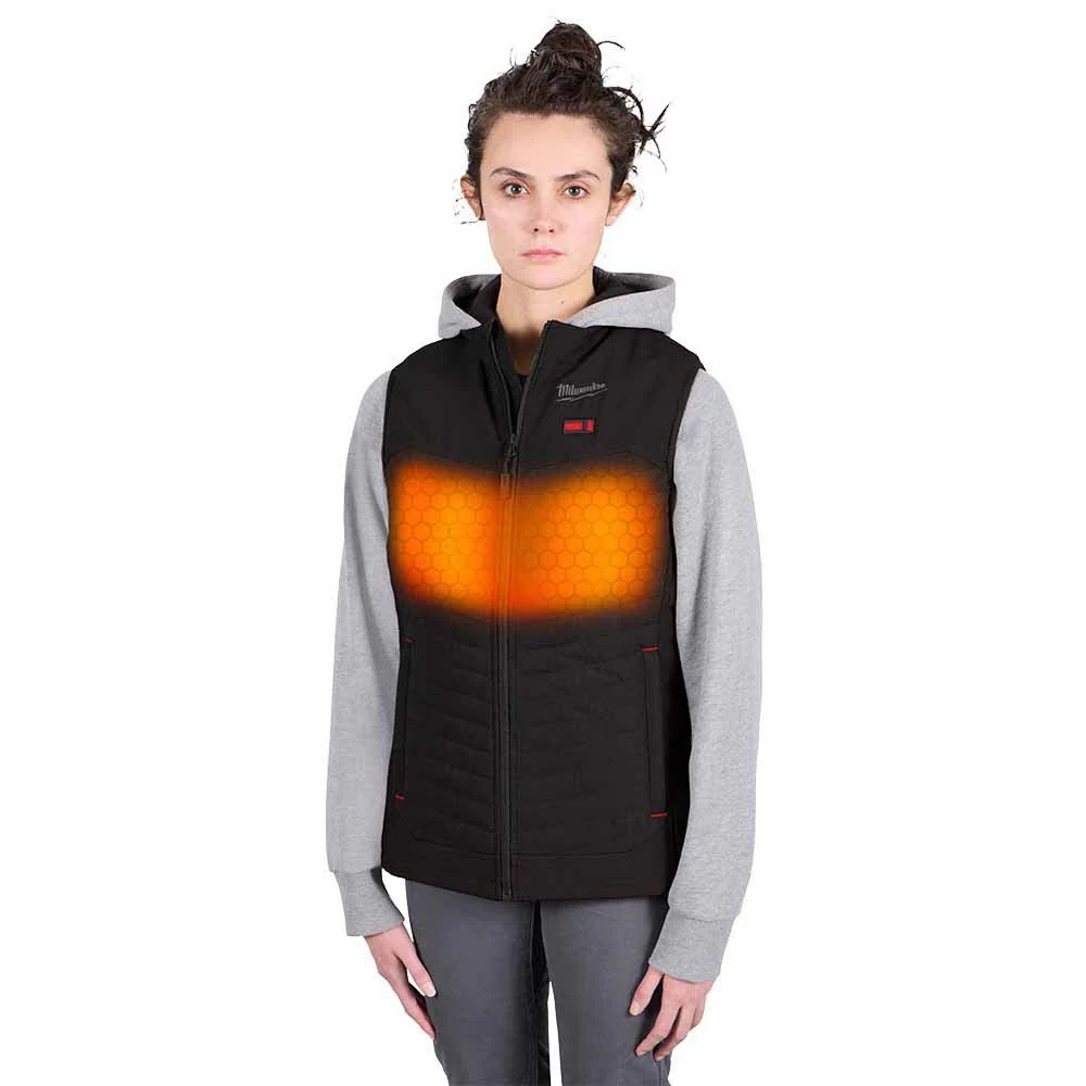 Milwaukee F300B-21 M12 Women's Black Axis Vest with (1) 2.0 Ah Battery and Charger - Builderot