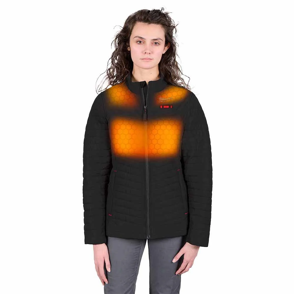 Milwaukee F102B-21 M12 Women's Black Axis Jacket with (1) 3.0 Ah Battery and Charger - Builderot