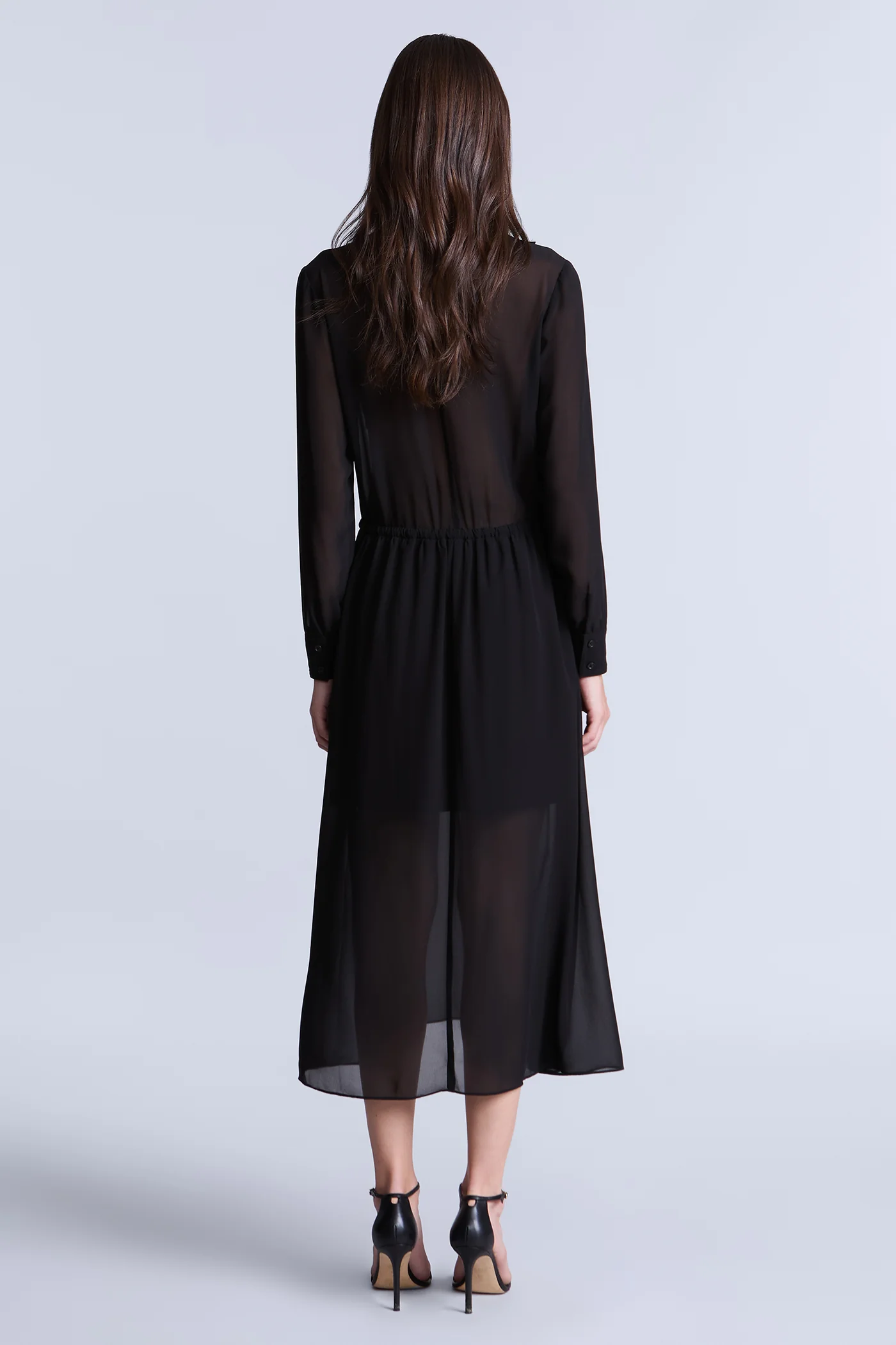 Solid Ruffle Dress - Builderot