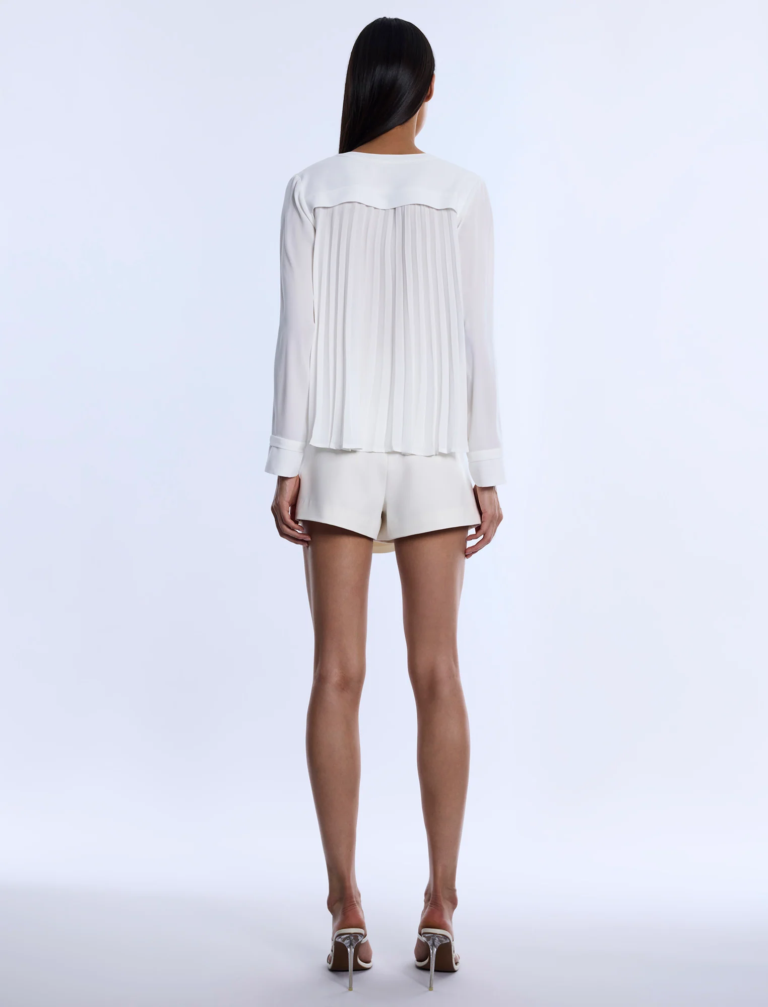 Pleated Back Blouse - Builderot