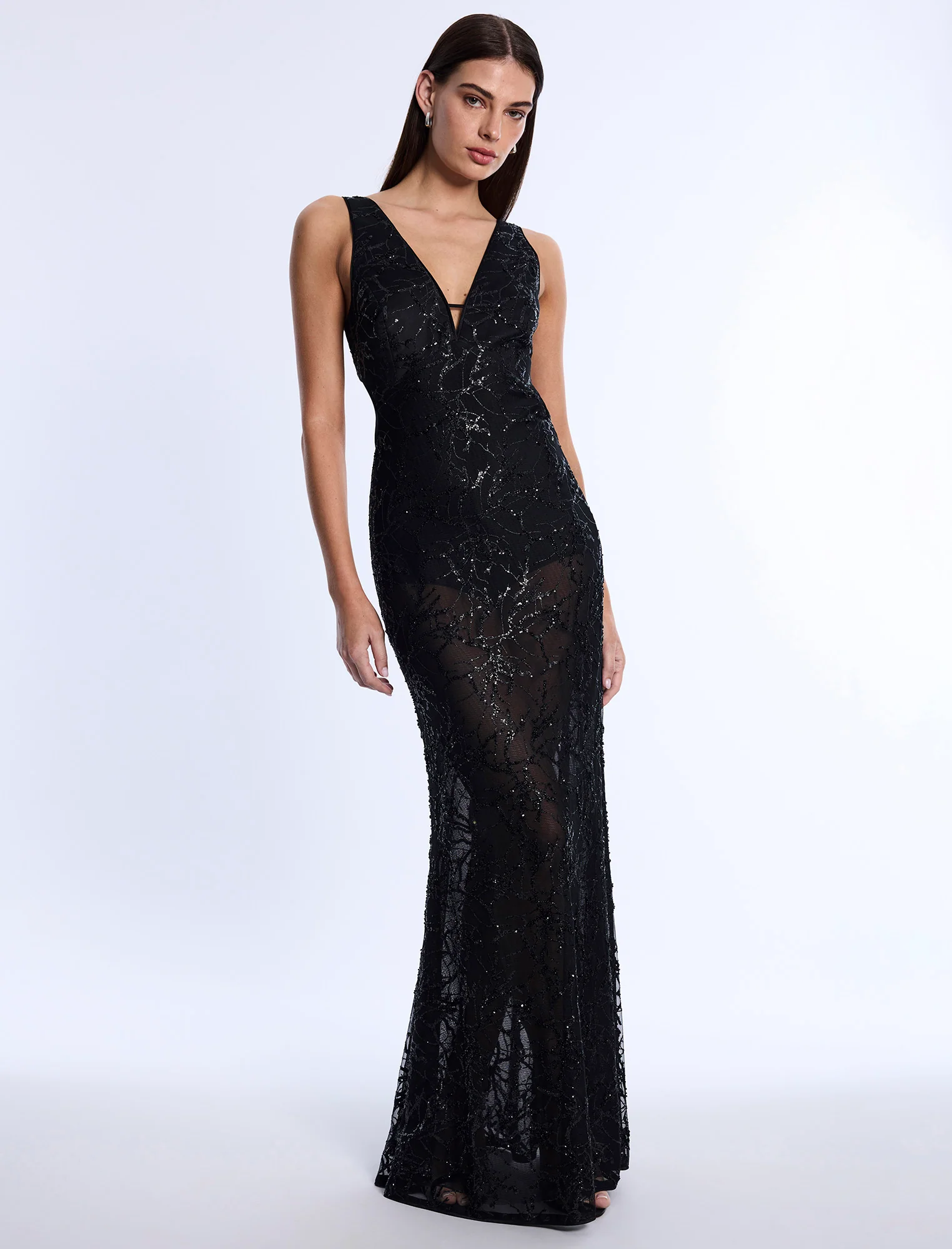 Embellished Cut-Out Gown - Builderot