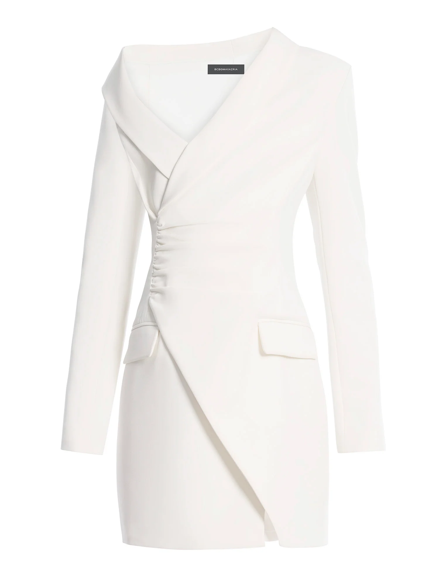 Asymmetrical Off Shoulder Dress - Builderot