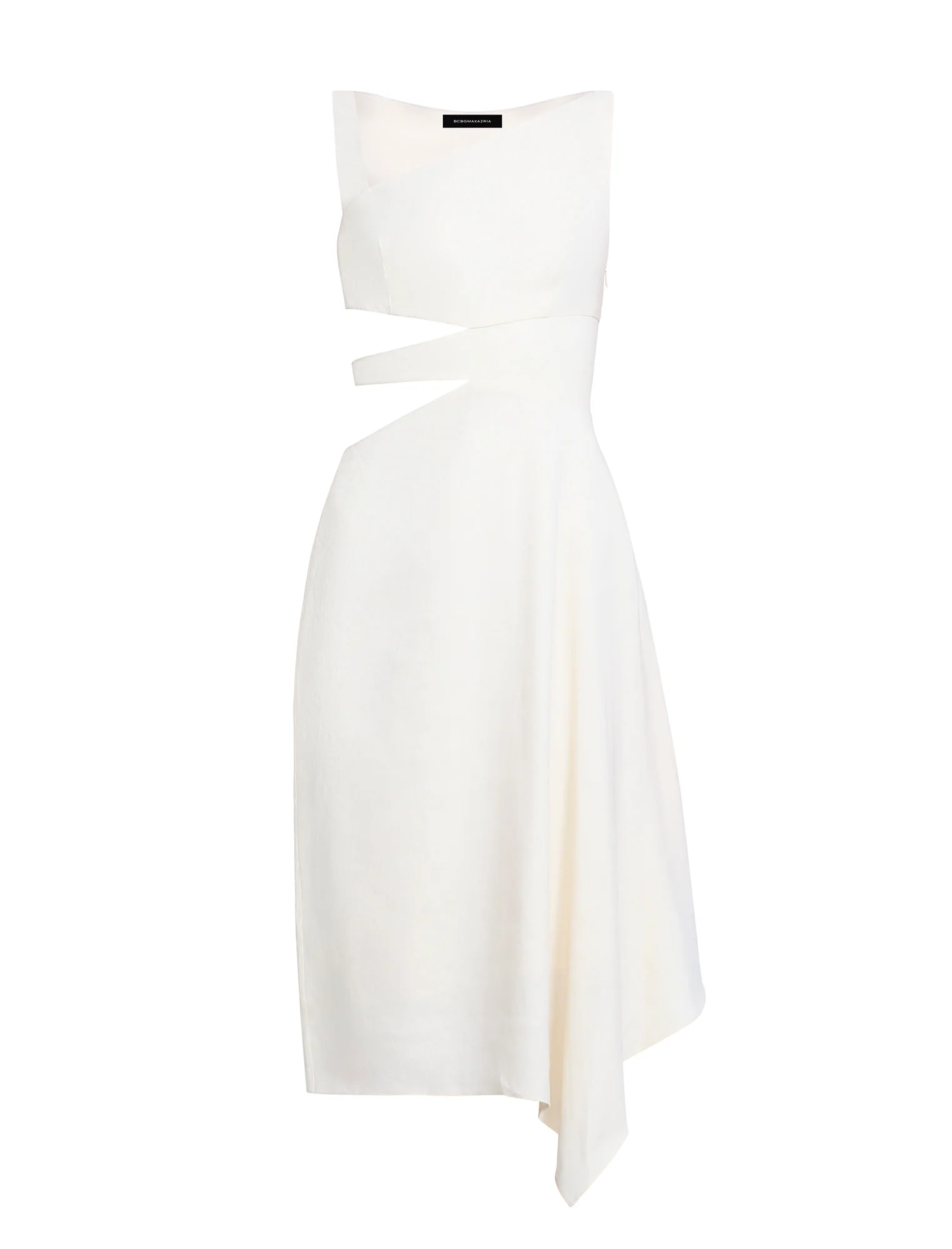 Cutout Linen Dress - Builderot