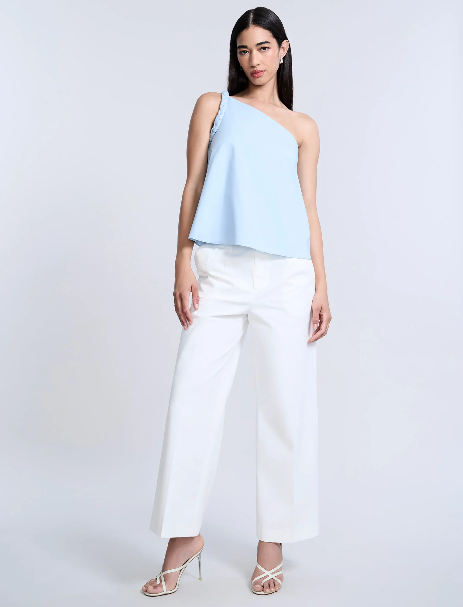 One Shoulder Braided Top - Builderot