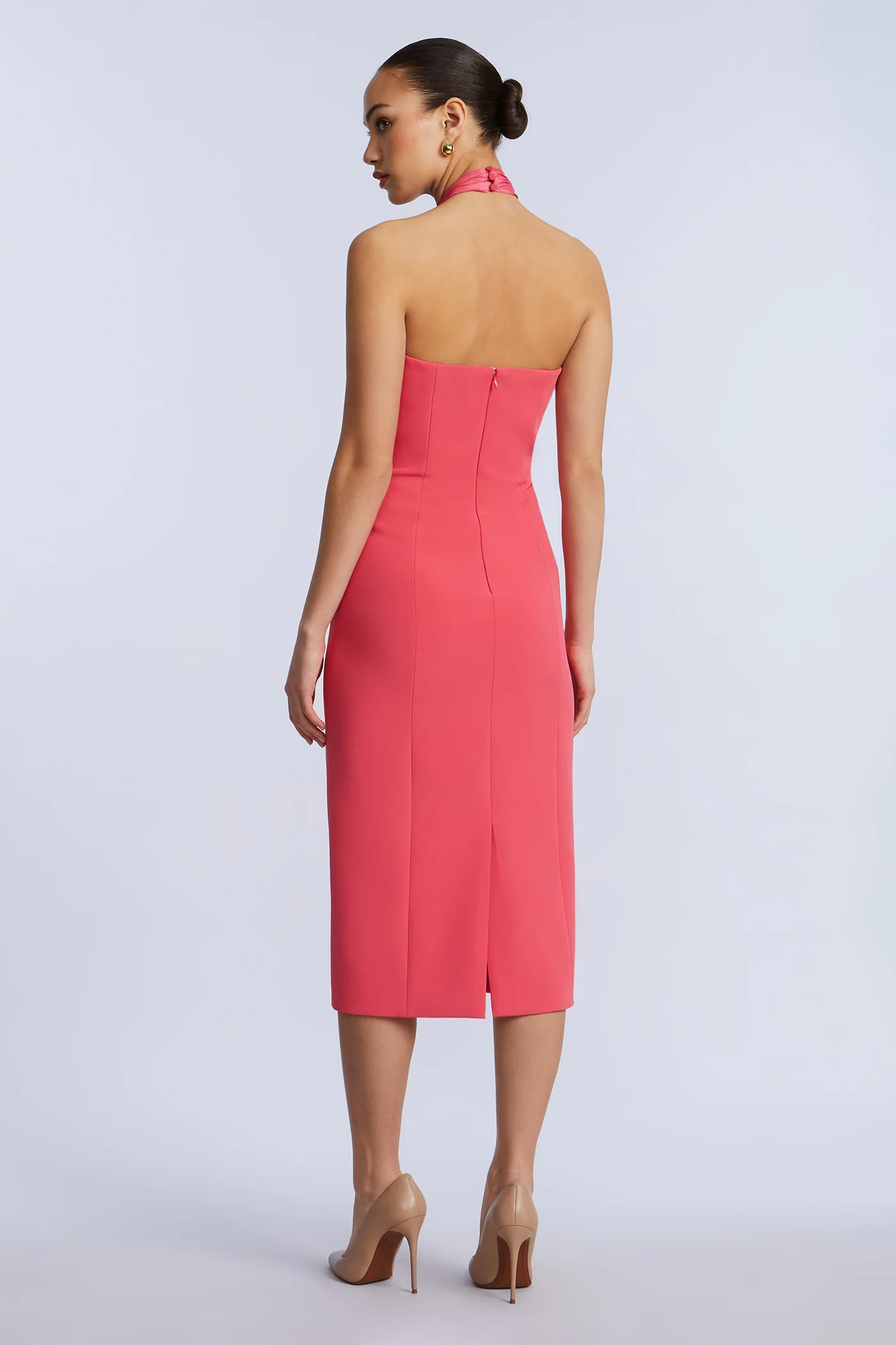 Midi Dress With A Twist - Builderot