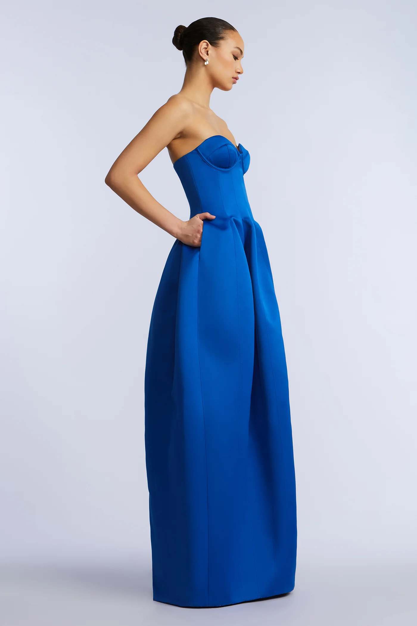 Strapless Structured Gown - Builderot