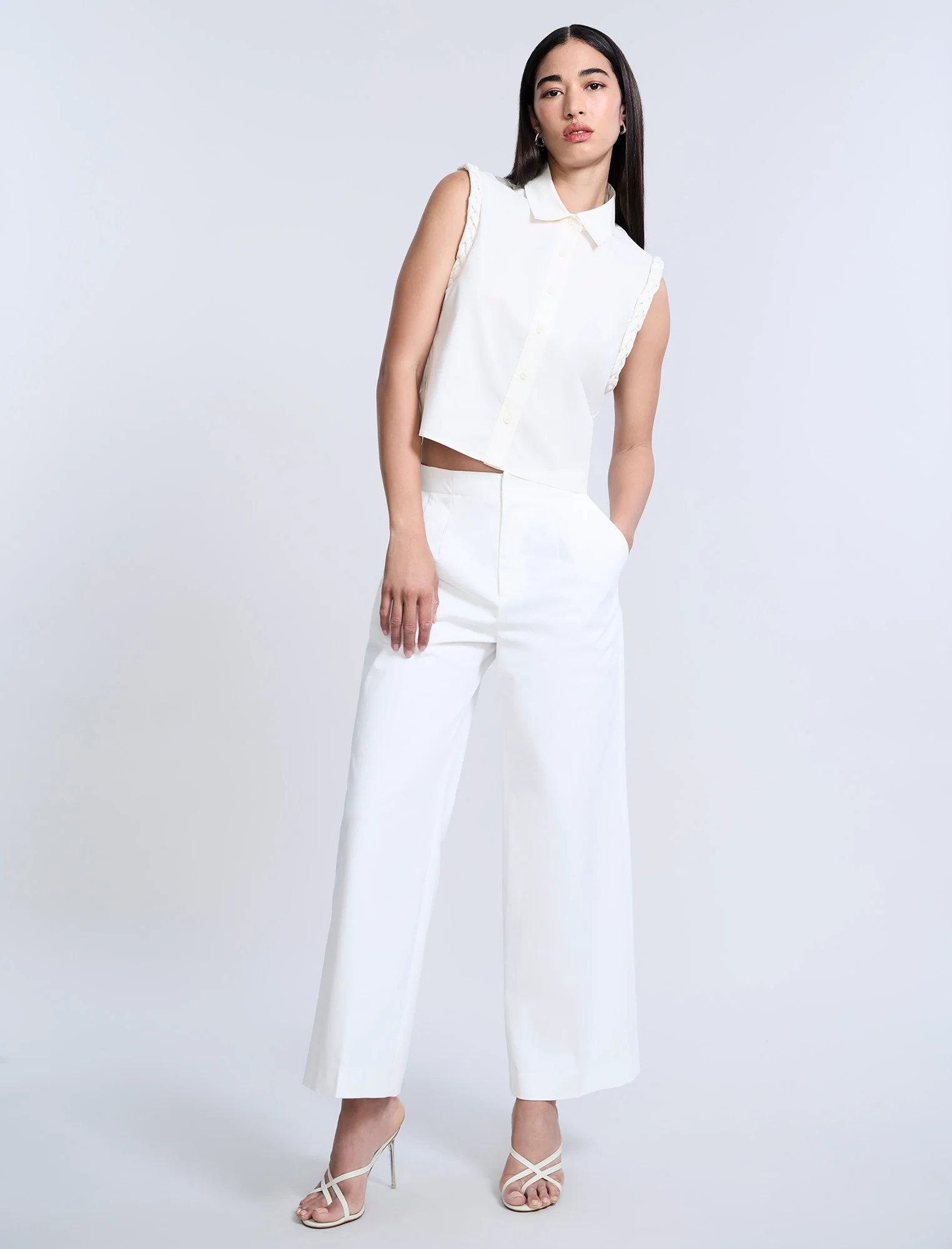 Braided Button Down Shirt - Builderot