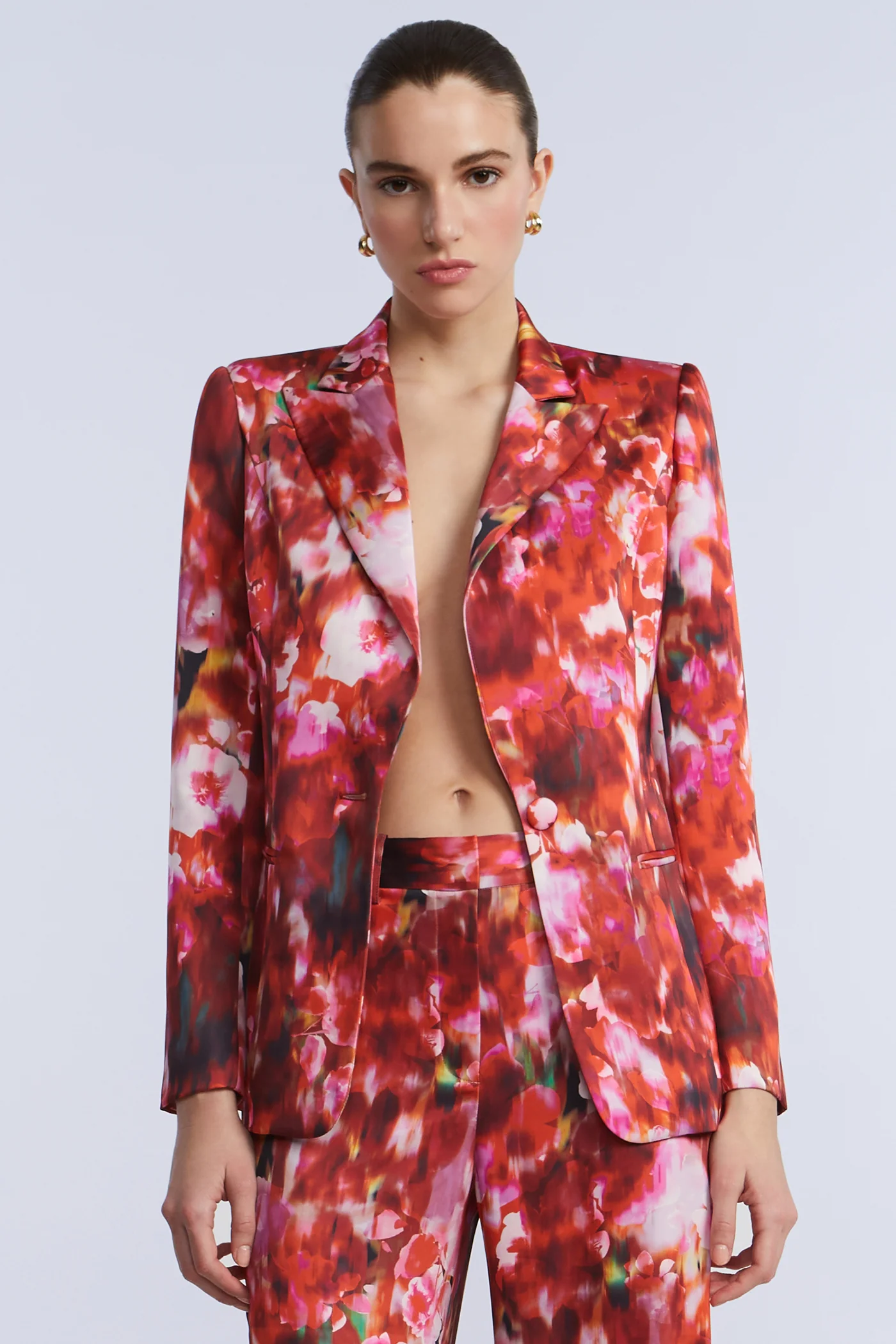 Washed Floral Blazer - Builderot