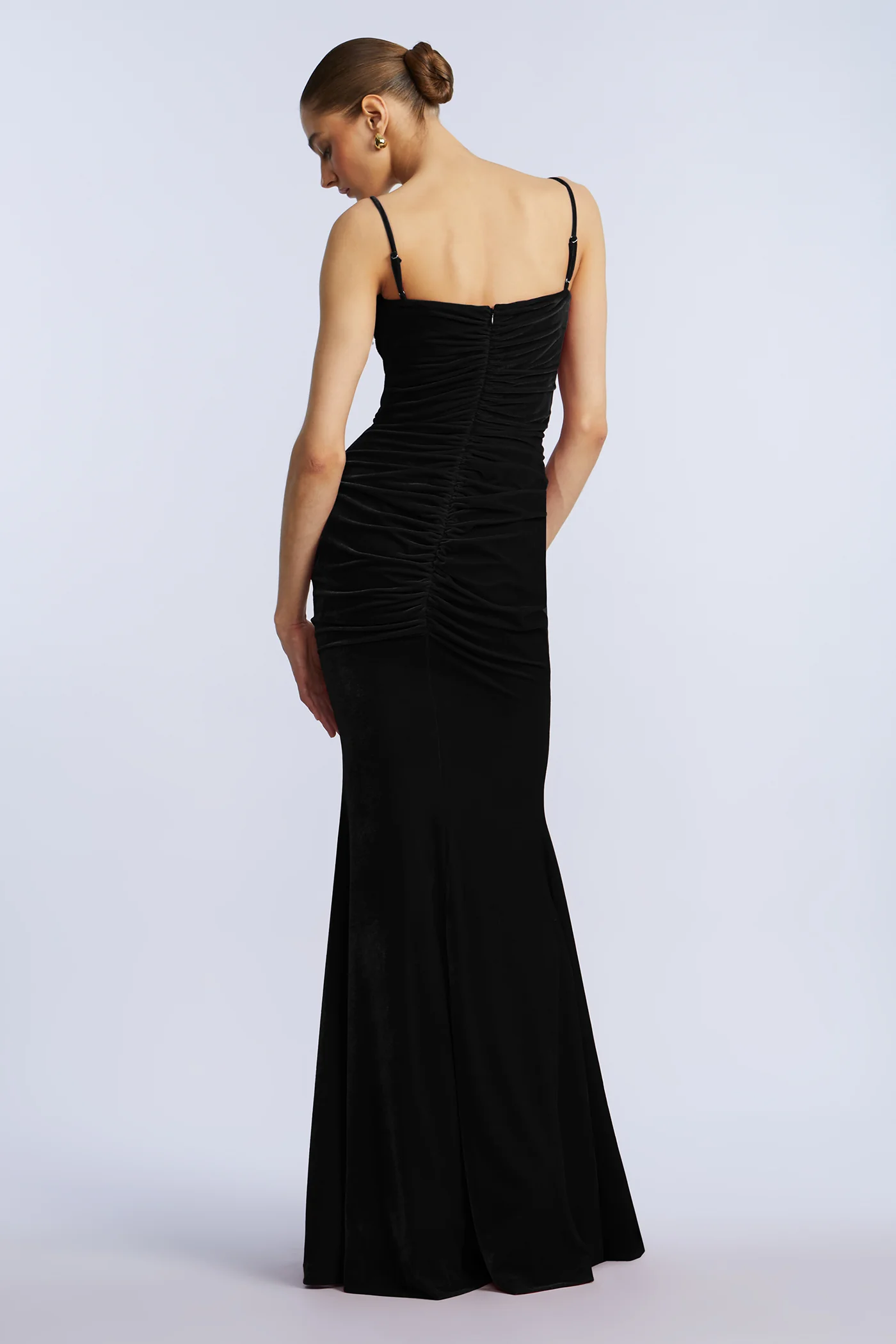 Ruffle Velvet Gown - Builderot