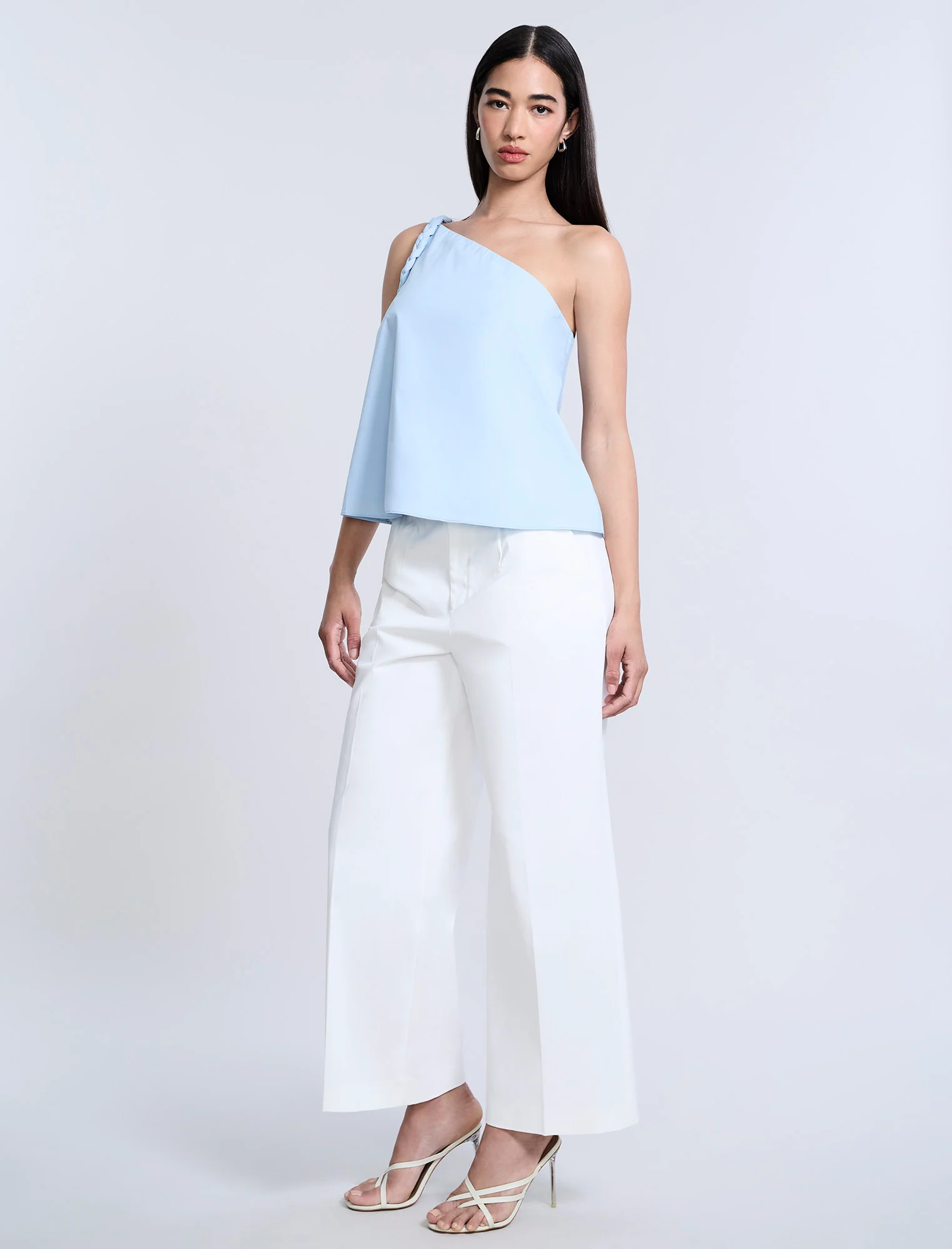 One Shoulder Braided Top - Builderot