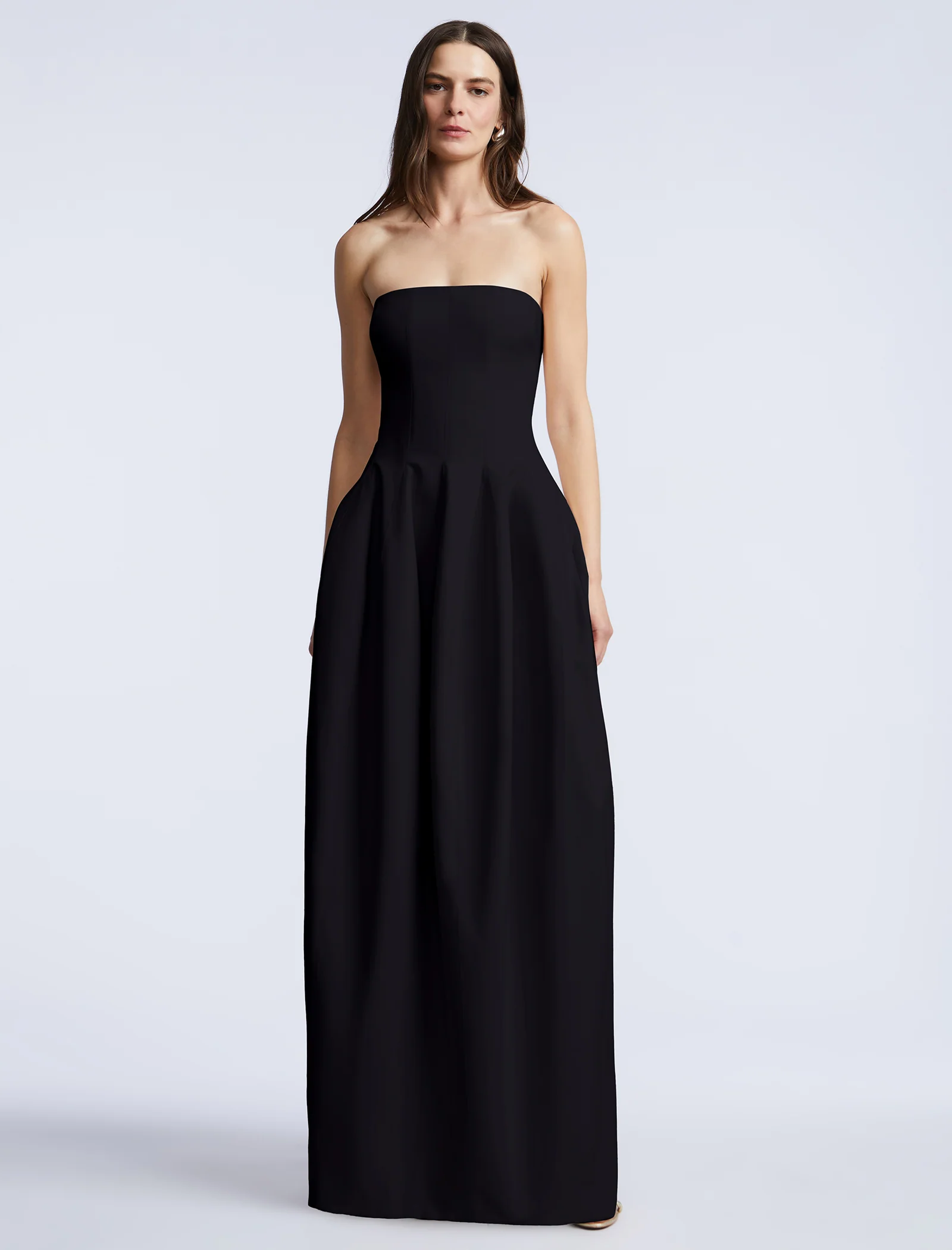 Solid Structured Gown - Builderot