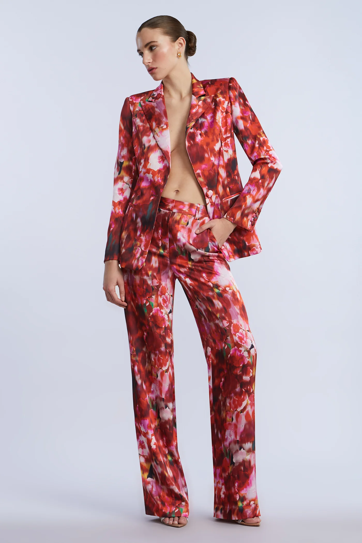 Washed Floral Blazer - Builderot