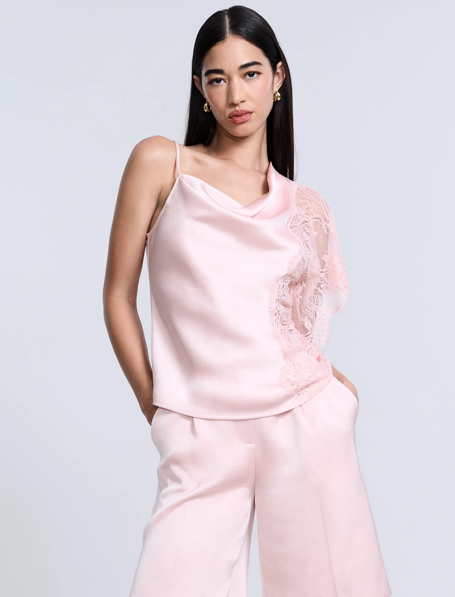 Lace Draped Cami - Builderot