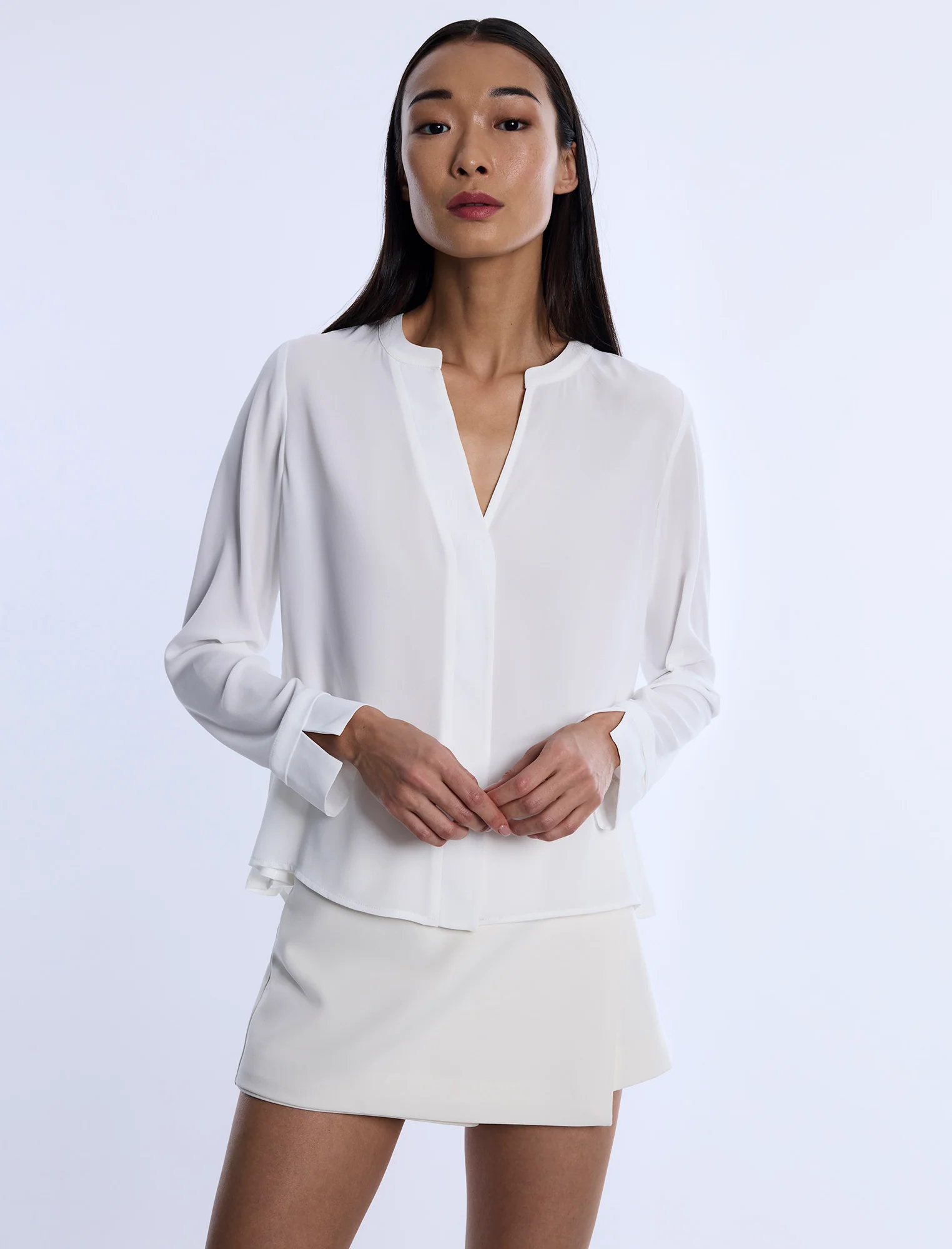 Pleated Back Blouse - Builderot