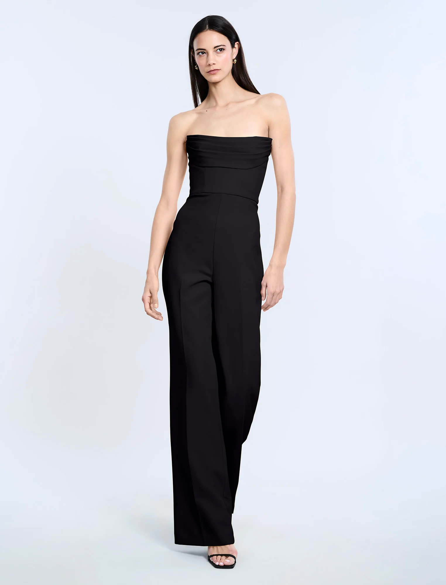 Corset Jumpsuit With Drape - Builderot