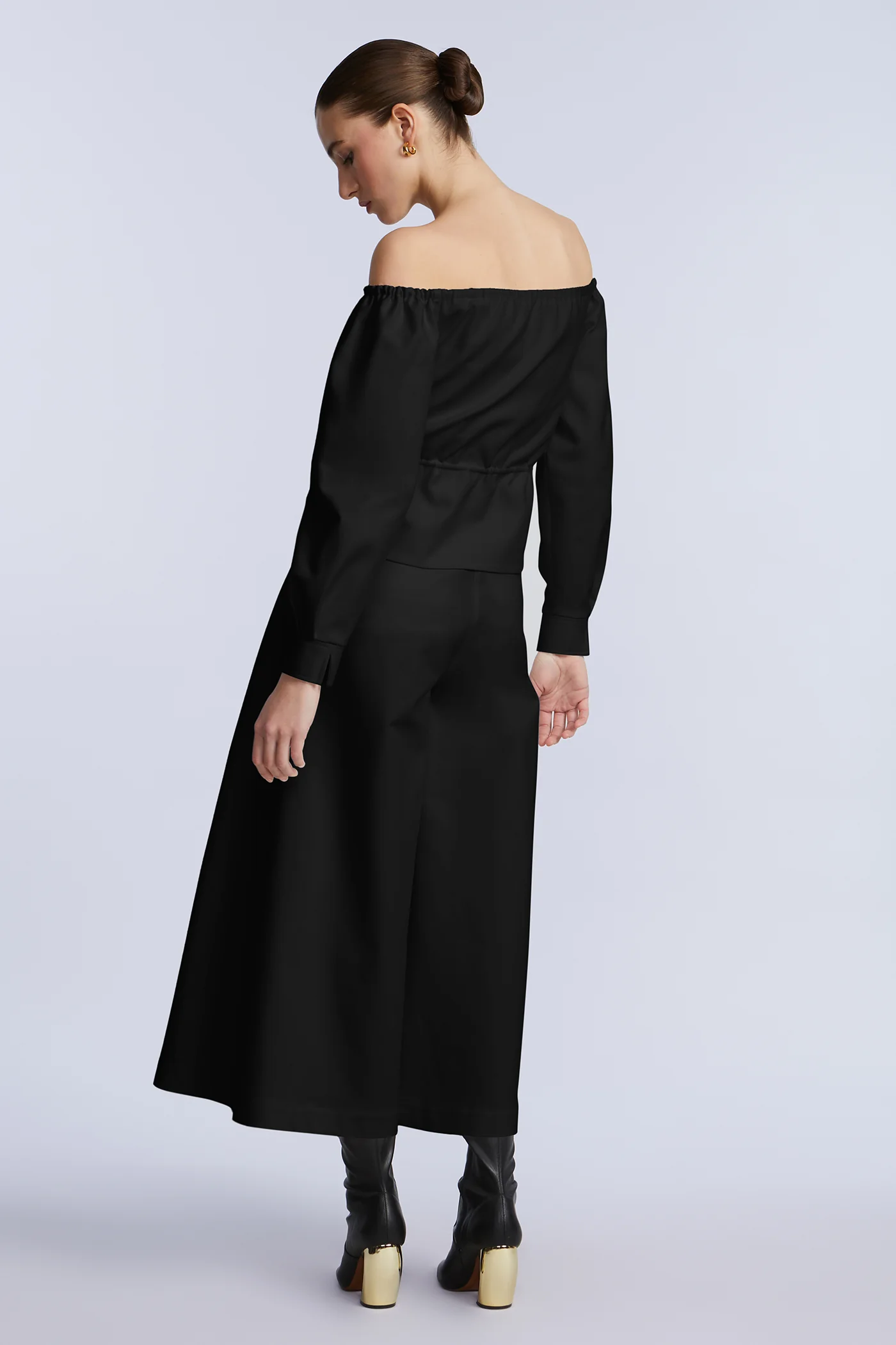 Off Shoulder Drawstring Top - Builderot