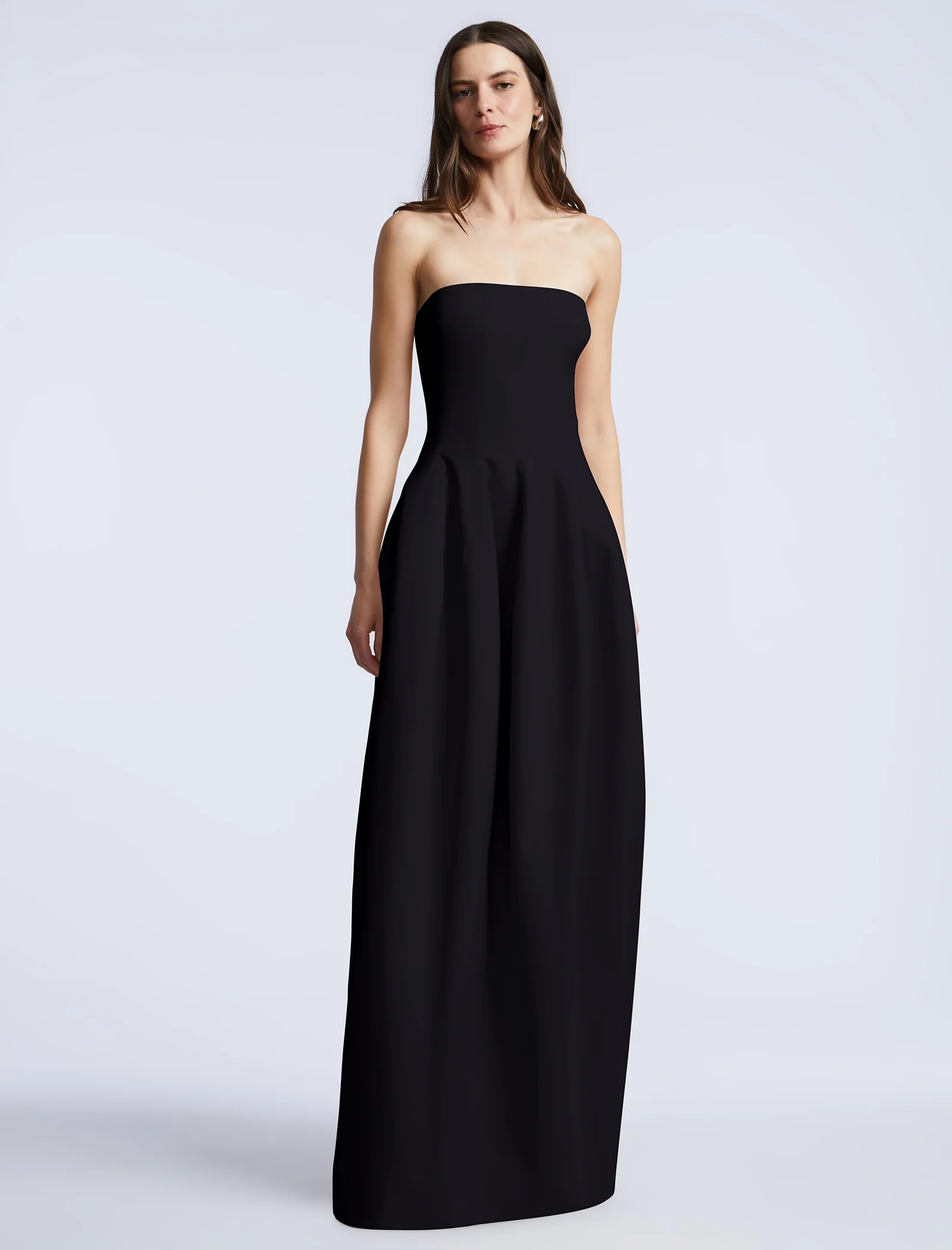 Solid Structured Gown - Builderot