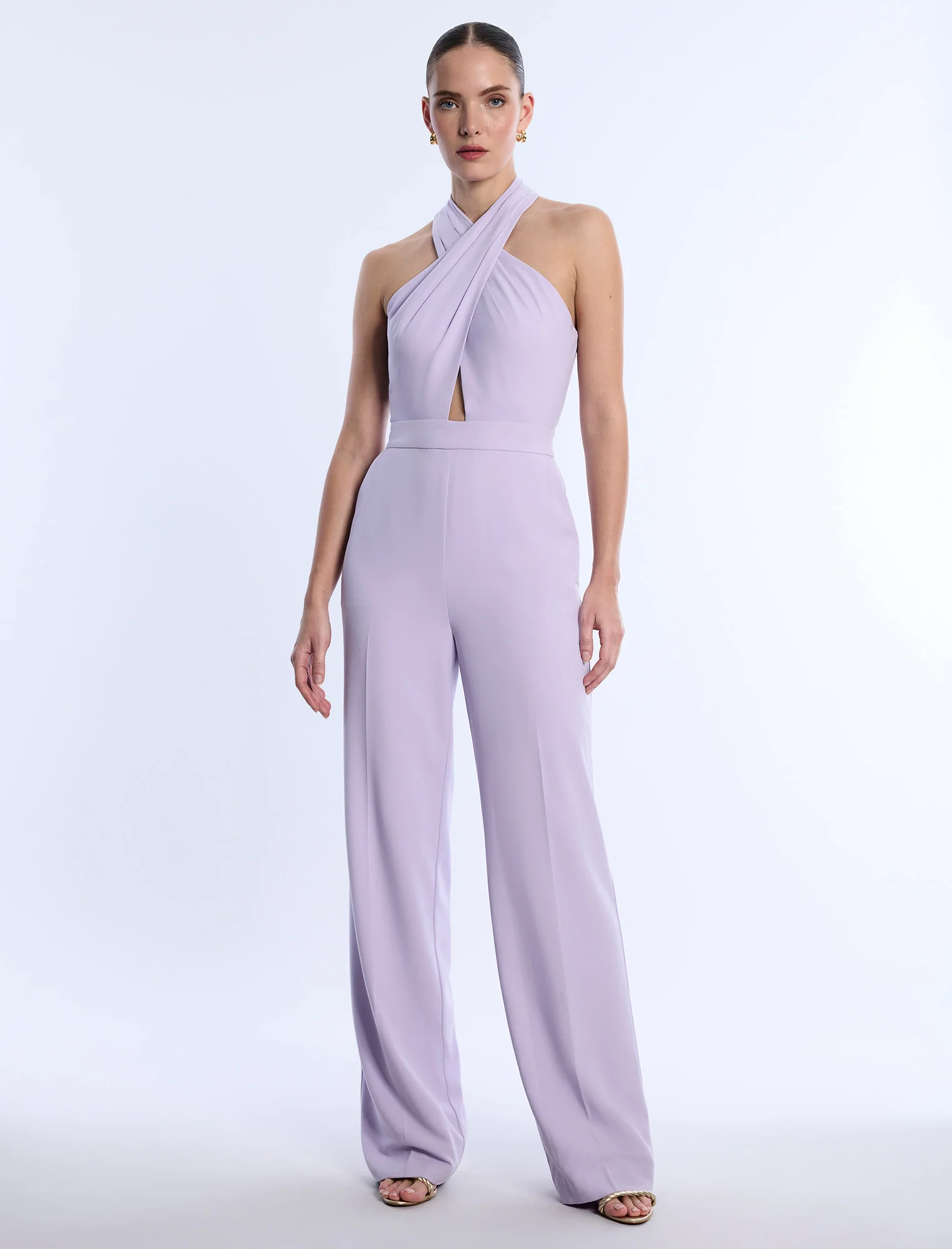 Cross Neck Jumpsuit - Builderot