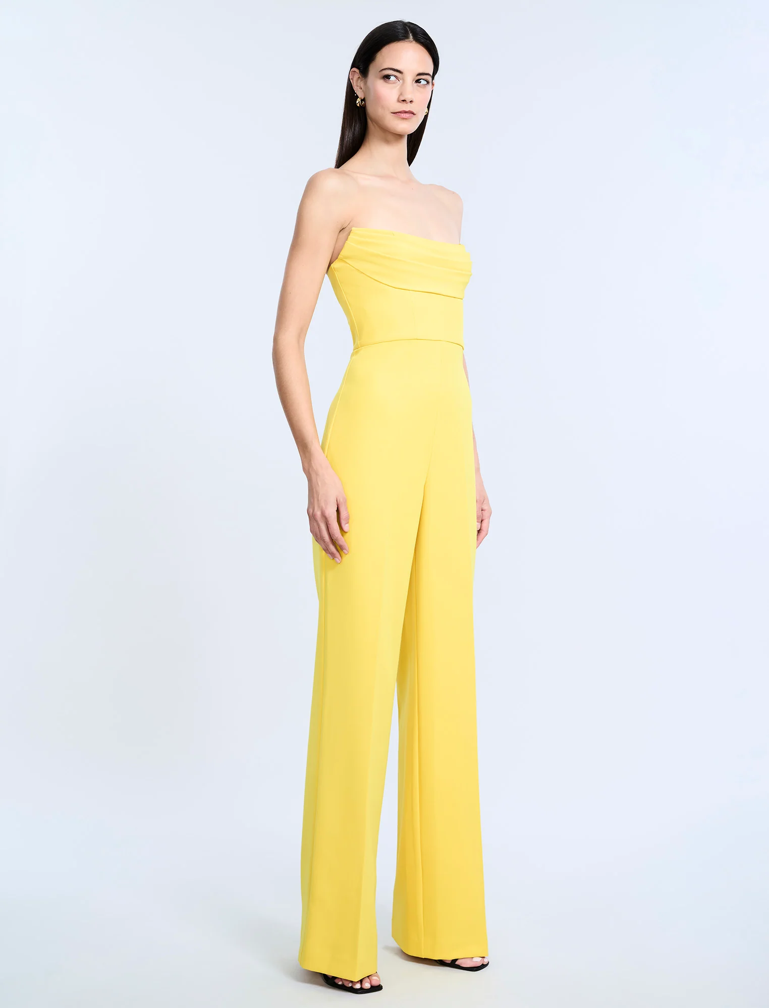 Corset Jumpsuit With Drape - Builderot