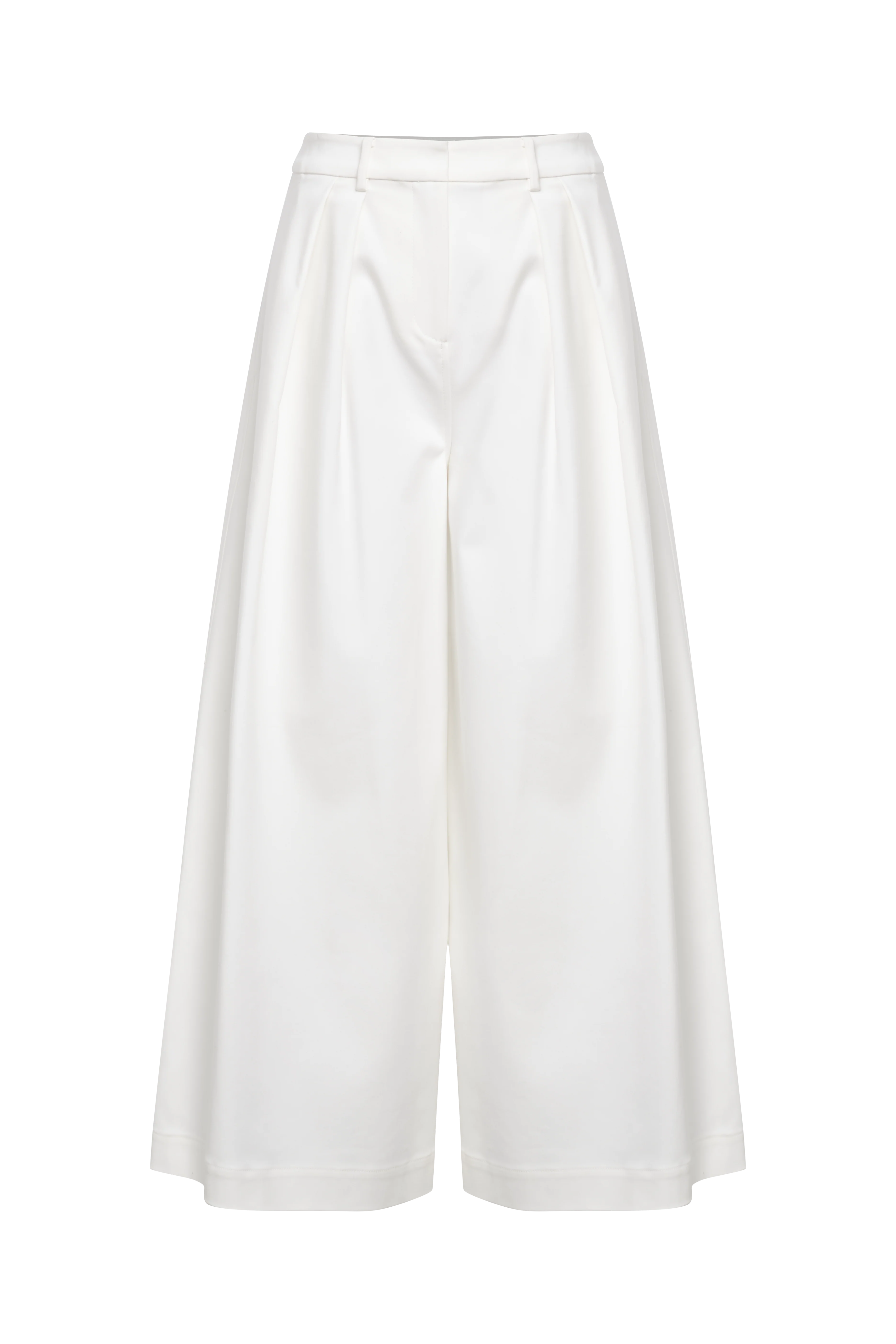Pleated Front Crop Pant - Builderot