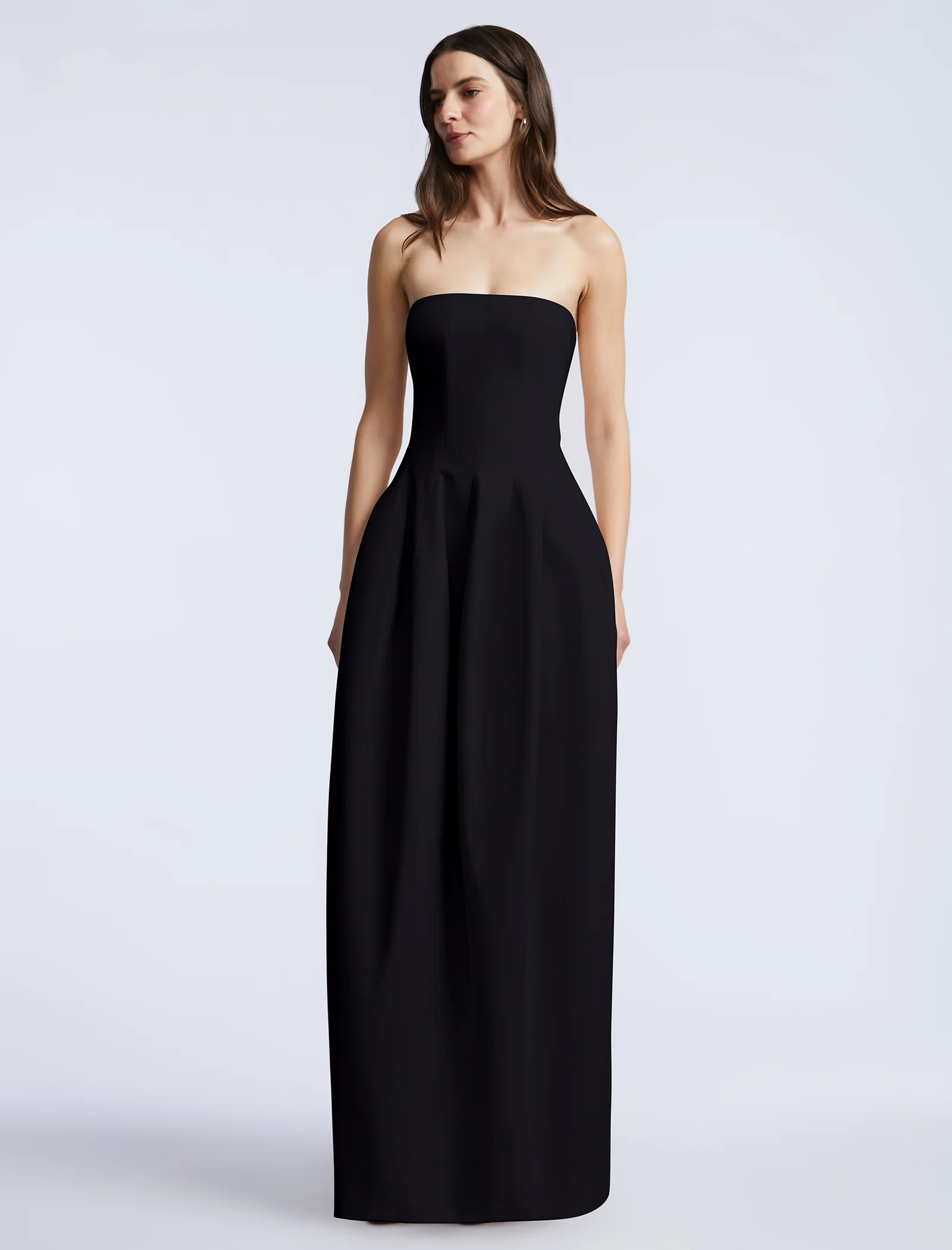 Solid Structured Gown - Builderot