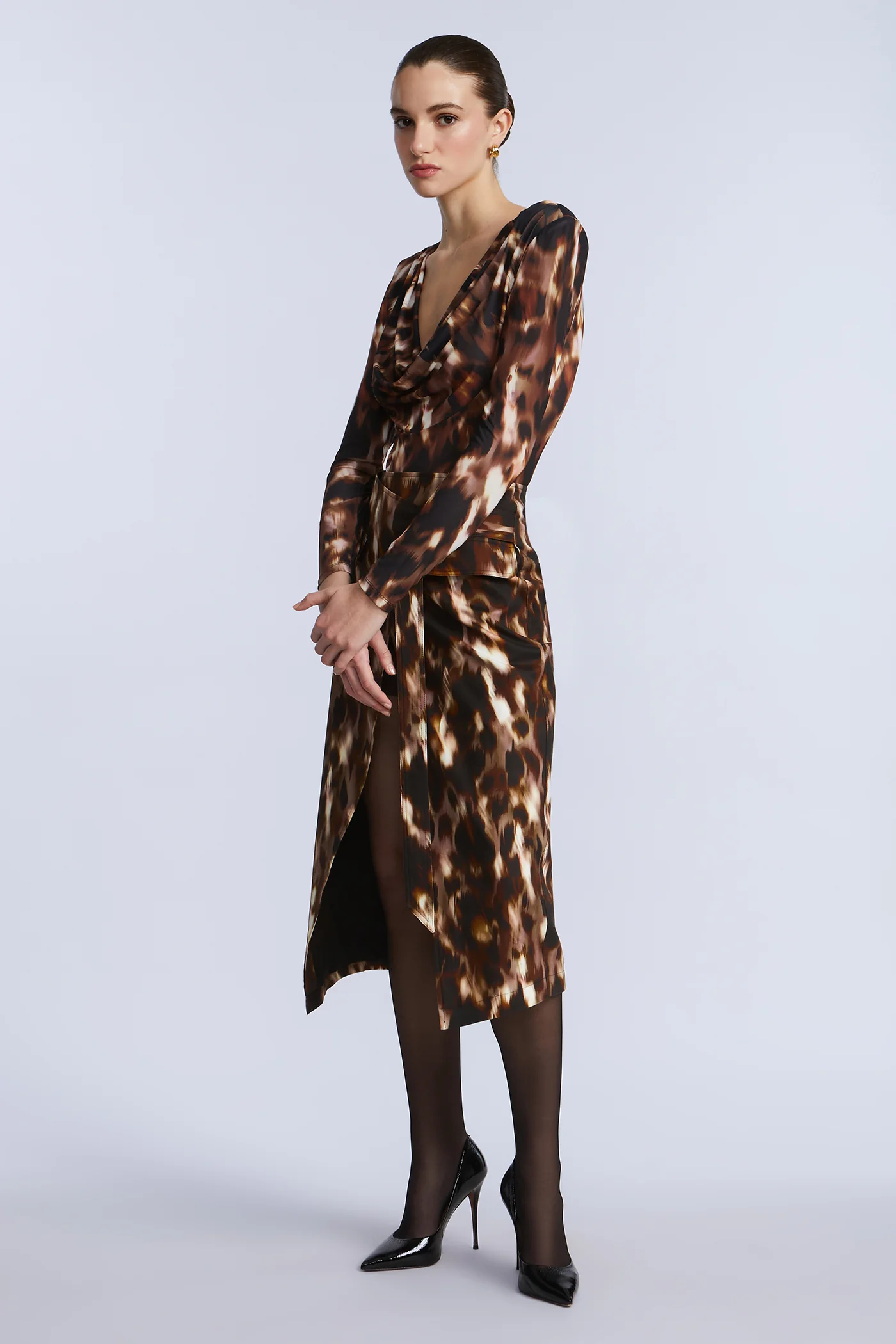 Overlap Midi Skirt - Builderot