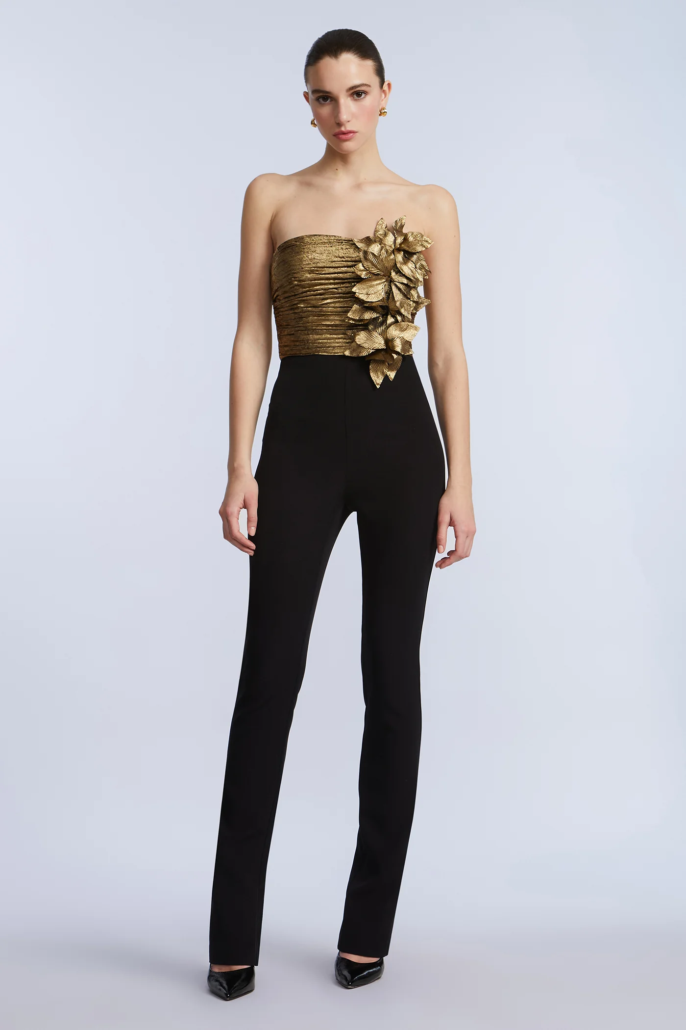 Flower Detail Jumpsuit - Builderot